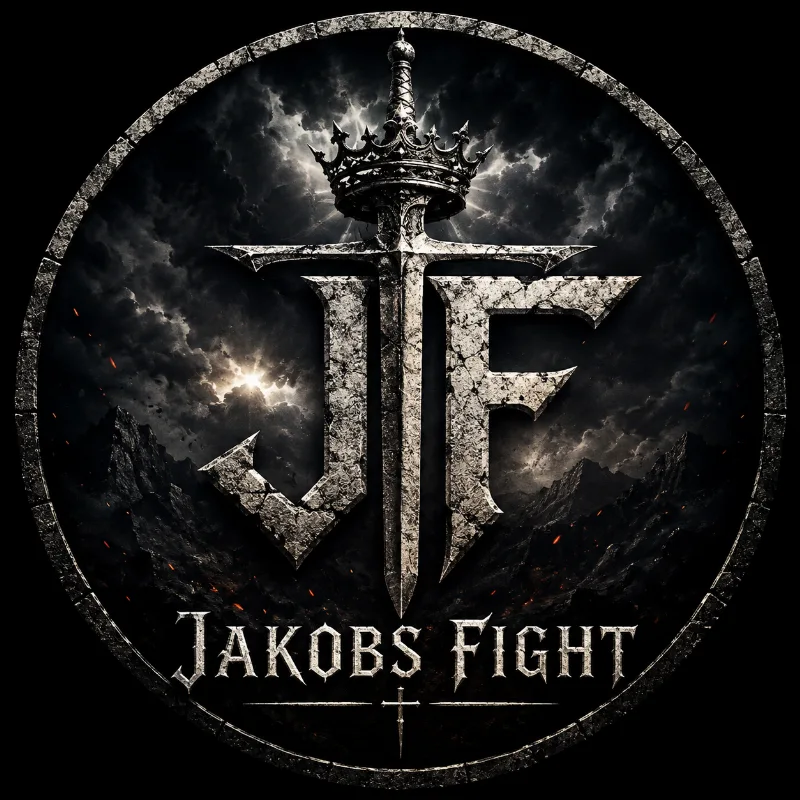 Jakobs Fight crown and cross emblem